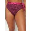 Dámsky spodný diel plaviek Trendyol čierna | tmavočervená | fuchsiová 48 Trendyol 8683048269183