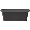 PROSPERPLAST Kvetináč truhlík 59cm RESPANA SET ISE600P-S433 antracit plastový
