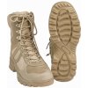 Mil-Tec PATROL ONE-ZIP, vysoká taktická obuv - COYOTE (Pieskovohnedá taktická obuv so zapínaním na YKK zips od výrobcu Miltec)