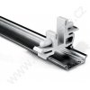 Držiak svorkovnice na DIN plast E03 pre 2 svork. E10x10/25 sivý