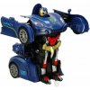 KIK KX3666 RC Robot Racer Transformer, diaľkové ovládanie 2 v 1, modrý