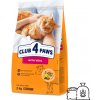 CLUB 4 PAWS Premium S teľacím mäsom. Pre dospelé mačky 2Kg