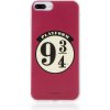 AppleMix Kryt Harry Potter pre Apple iPhone 7 Plus / 8 Plus - gumový - platforma 9 a 3/4 - červený