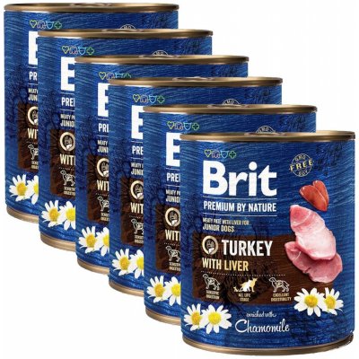 Brit Premium by Nature Turkey with Liver 6 x 0,8 kg