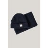 SET ČAPICA A ŠÁL GANT BEANIE SCARF GIFT SET EVENING BLUE