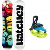Hatchey Loony detský snowboard + Raven s160 detské viazanie - 90 cm + vázání S (EU 33-35)