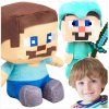 MINECRAFT PLYŠOVÁ HRAČKA DIAMANTOVÝ STEVE MEČ