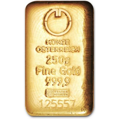 Münze Österreich zlatá tehlička 250 g