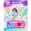 Disney princezny Omalovánky 3D