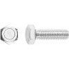 LUX Strojná skrutka M5 x 20 mm pozinkovaná kompletný závit, 100 ks