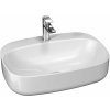 Aquatek ELTON hranaté keramické umývadlo so zaoblenými rohmi 60 × 43 × 15 cm A15170230