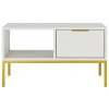 Konferenčný stolík AUSTIN biely, 80 cm