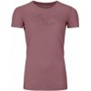 Ortovox 185 Merino Tangram Logo T-shirt W mountain rose XL; Růžová triko
