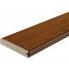 MPkovania TD - DREVENÝ PRAH S TESNENÍM - DUB RUSTIK, 80 cm, 8 cm, DUB 15 - Odtieň rustik kartáčovaný olejovaný