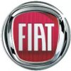 FIAT Živicové samolepky na stredy kolies 50mm - 4ks red