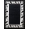 Najkoberce PEARL 51327H rám / grécky / štrukturálny, čierny 192x290 cm
