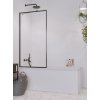 Radaway IDEA BLACK PNJ II FRAME vaňová zástena 100 x 150 cm 10001100-54-56