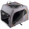 Hliníkový prepravný box pre psa, skladací - Hunter - L - 91 × 61 × 58 cm