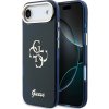 Guess IML 4G Script Metal Logo Zadní Kryt pro iPhone Air Blue