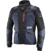 Bunda na motorku IXON Odin modro-čierno-fluo červená Veľkosť: 4XL