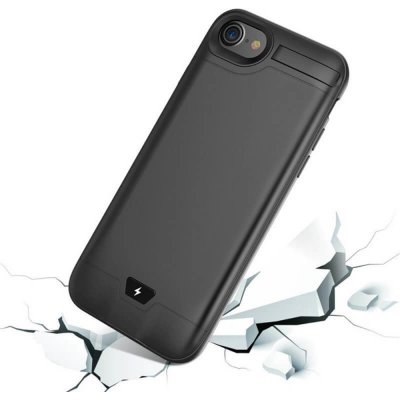 Púzdro SES 3v1 Silikónové smart battery case power bánk 5000 mAh Apple iPhone 6 Plus/6S Plus - čierne 10789