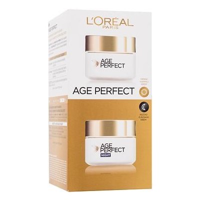 L'Oréal Paris Age Perfect dárková sada: denní pleťový krém Age Perfect 50 ml + noční pleťový krém Age Perfect 50 ml