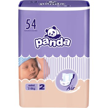 Bella Panda Plienky Baby Mini 2 3-6 kg 54 ks od 7,8 € - Heureka.sk
