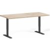 Výškovo nastaviteľný pracovný stôl do dielne, 2 motory, 1700 x 800 x 760-1230 mm, čierna podnož