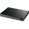 Zyxel GS1920-24HPv2 28-port Gigabit WebManaged PoE Switch, 24x gigabit RJ45, 4x gigabit RJ45/SFP, 802.3at, 375W pro PoE
