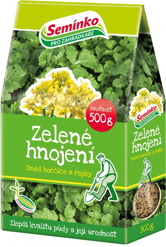 Zelené hnojenie 500g zmes repky a horčice