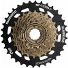 Shimano 7-kolesové MF-TZ500 14-34 zubov Megarange, s krytom lúčov