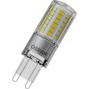 OSRAM HOMELIGHTING 4058075432482 LED En.trieda 2021 E (A - G) G9 valcovitý tvar 4.5 W = 50 W chladná biela (Ø x d) 17 mm x 55 mm 1 ks; 4058075432482
