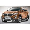 STEELER Predný ochranný rám nízký nerez, Kia Sorento III, 2015-2018