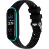 Xiaomi Mi Band 5/6 náhradný náramok - Textúrovaný Farba: Modrá, Vzor: Štruktúra MBSCz-5TS02