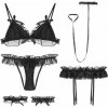 Sexi set Jannet 104 - čierny