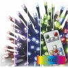 Svetelná reťaz EMOS LED vianočná reťaz, 12 m, vonkajšia aj vnútorná, RGB, ovládač, programy, časovač (D4AA03)