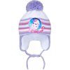 Zimná detská čiapočka New Baby Lisa fialová 104 (3-4r)