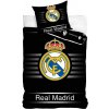 Real Madrid FC Obliečky Real Madrid, 100% bavlna, čierne, 140 × 200 cm