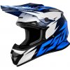 Motokrosová prilba Cassida Cross Cup Two čierno-bielo-modrá Veľkosť: M