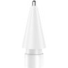 AppleKing náhradný hrot so striebornou špičkou pre Apple Pencil 1 / 2 / USB-C / Pro - štýl 4.0 - biely - možnosť vrátiť tovar ZADARMO do 30tich dní