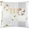 Bellatex Ema béžovošedý patchwork 45 x 45 cm