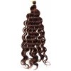 Africké Vlasy Deep Wave vlnité hnedé #33 50cm