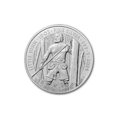 The Royal Mint strieborná minca Mýty a legendy Little John 2024 10 oz