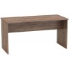 Tempo Kondela Kancelársky stôl, obojstranný, kraft dunkel, JOHAN 2 NEW 08