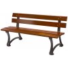 DEMA Záhradná / parková lavička 150 cm Hamburg