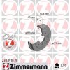 Brzdový bubon ZIMMERMANN 230.1910.20