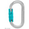 EDELRID Oval Power 2500 Triple karabína, strieborná