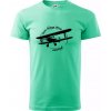 Still Plays With Planes - Klasické pánske tričko vyššej gramáže - M ( Mätová )