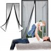 Malatec 18602 Moskytiéra do dverí s magnetmi HQ 100x210 cm čierna