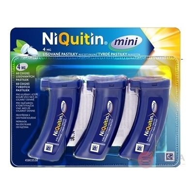 NiQuitin Mini 4 mg 3 x 20 ks
